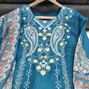 Nuevo lanzamiento: Traje pakistaní superpopular con dupatta para niñas, ideal para fiestas, festivales y bodas, salwar kameez. - Product Image 6