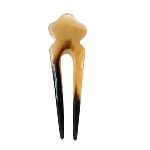 Épingles à cheveux religieuses en corne de buffle d'eau 100% naturelle, polies, écologiques, accessoires pour cheveux en corne de vache - Product Image 1