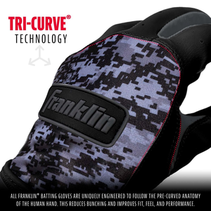 Guante de bateo Franklin 100% Premium Cabretta cuero diseño único tarifa al por mayor guantes de bateo de béisbol - Product Image 4