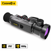 Lunette thermique Caseeda FOCUS Series 640x512 pour la chasse avec télémètre laser, calculateur balistique, enregistrement vidéo WiFi