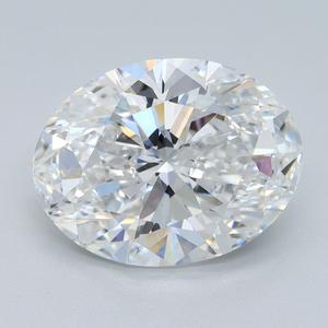 IGI 4 CT Oval Cut Lab Grown Diamond Loose para Ring E Color VS1 Clarity Lab Diamond Eco Friendly Diamond Loose para ella - Product Image 1