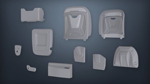 Kits Interiores Premium VKM PLASTIK para Mercedes Sprinter, Material de FIBRA DE VIDRIO-ABS-HDPE-PPMA, 100% Compatible, Colores Personalizados de Alta Calidad - Product Image 4