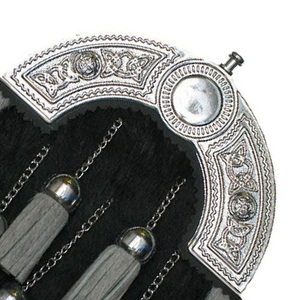 Sporran en fourrure écossaise véritable pour hommes fait à la main en cuir pour les événements culturels mariages et cérémonies kilt tenues Sporran sacs - Product Image 5