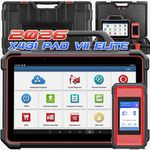 เครื่องสแกนวินิจฉัยอเนกประสงค์ระดับสูง X431 PAD VII (7) Elite 2026 พร้อมเครื่องมือโปรแกรม J2534 /เชื่อมต่อ WiFi/USB ทุกประเภท - Product Image 1