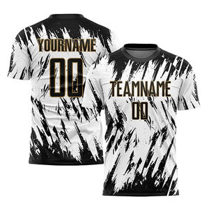 Conjunto de entrenamiento de ropa deportiva de alta calidad personalizada, camiseta de fútbol, camisetas de fútbol, impresión por sublimación, uniforme de ropa, servicio OEM - Product Image 4