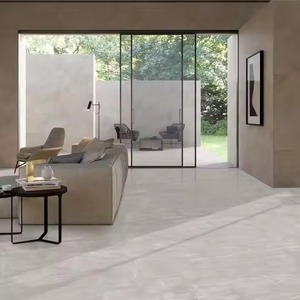Carreau de porcelaine en marbre blanc de luxe gris glacé 800x1600mm dalles de porcelaine résistantes à l'usure texturées en pierre polie - Product Image 1