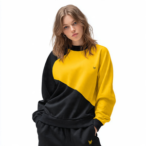 Baggy Drop Shoulder Women Sweatshirts Winter Streetwear Loose Fit Sweat Shirt Ladies Crew Neck 500 GSM Fleece Sweatshirt Women's - Product Image 1