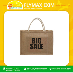 Sacs à provisions en tissu de jute naturel 100% faits à la main à la mode et respectueux de la terre avec logo personnalisé en vente! - Product Image 5