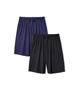 Pijamas de Verano para Hombre, Cuello Redondo, Cortos, de Dos Piezas, Transpirables, Estilo Coreano, Casuales, de Algodón, Sencillos, para el Hogar - Product Image 1