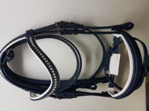 BRIDE DE CHEVAL EN CUIR SMART SPARKLE AVEC RÊNES SPARKLE BOUCLES EN ACIER INOXYDABLE/BRIDE DE CHEVAL EN CUIR AVEC SPARKLE - Product Image 4