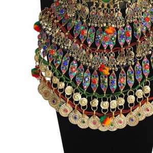 Exclusive Customized Vintage Style Afghan Bridal Jewelry Set 4 Pieces Wedding Necklace Earrings Silver Plated <b>Women</b> - Product Image 4