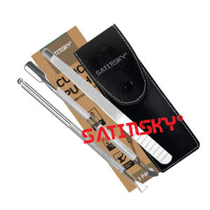 10 pièces poussoir à cuticules, cutter, nettoyant, dissolvant manucure et pédicure professionnel en acier inoxydable de haute qualité allemande - Product Image 2