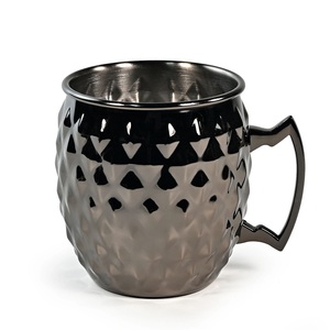 Tasse de mule de Moscou en cuivre pur pour cocktail, restaurants et hôtels, tasses à boire de bière martelée élégantes pour les offres de gros en vrac - Product Image 2