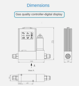 Controllore di Pressione Elettronico e Flussometro di Massa a Prezzo di Fabbrica - Product Image 4