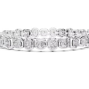 Pulsera de Plata de Ley 925 con Diseño de Panal de Abeja y Patrón de Serpiente con Diamantes Cultivados en Laboratorio Artine Jewel 2025, Joyería Fina de Moda - Product Image 2