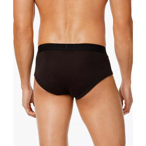 Alfani - Confezione da 5 Slip da Uomo in Cotone Fresco, Traspiranti, Blu, Taglia XXL, Boxer a Righe in Maglia di Qualità con Logo Blu in Vita, Ideali per l'Inverno - Product Image 3