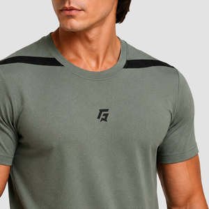 Camiseta Castro Green Core Pro, Corte Ajustado, 100% Algodón Orgánico Transpirable, 180 g/m², Diseño Sólido, Etiqueta Personalizada, Tejido de Punto Comprimido - Product Image 5