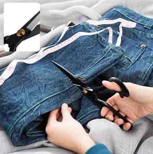 Ciseaux de couture de tailleur en acier inoxydable enduit de couleur noire en gros Ciseaux de tissu professionnels Ciseaux de tailleur pointus pour la couture - Product Image 4