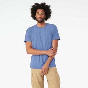 Bella Canvas Originals Camiseta de cuello redondo Unisex Nueva camiseta CVC Carolina Blue Mist - Product Image 3