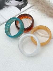 GOOD BANGLES UNIQUE COLORFUL RESIN BANGLES FASHION Features India Party Acrylic Resin Designer Handmade - Product Image 6