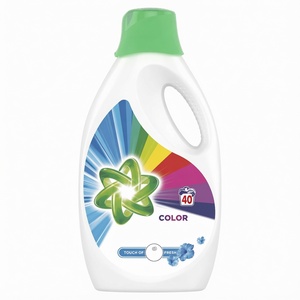 Détergent liquide antibactérien écologique pour le linge, sans danger pour les couleurs, parfum frais, 40 lavages, flacon facile à verser pour usage domestique - Product Image 1