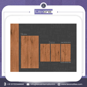 Carreaux de porcelaine Carreaux aspect bois brillant 600x1200mm pour salon, hall, sol vitré poli pour usage intérieur - Product Image 4