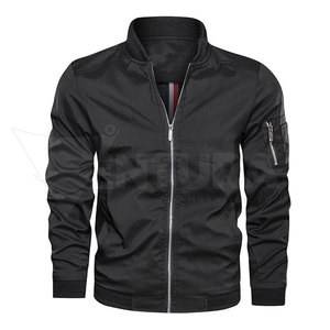 Chaqueta de bombardero de lona cómoda de alta calidad para hombre para invierno Etiqueta Privada transpirable elegante diseño de calle al mejor precio - Product Image 1