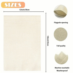 Drapeau de jardin de Noël Jésus est la raison de la saison 12*18 pouces Décoration religieuse double face en forme de croix pour l'extérieur - Product Image 5