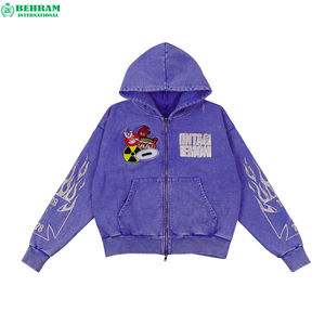 Sudaderas con Capucha Personalizadas de Estilo Urbano, Unisex, Corte Regular, con Cierre, Logotipos Impresos en DTF, Manga Larga, Casuales, Transpirables, de Secado Rápido, 100% Algodón - Product Image 6