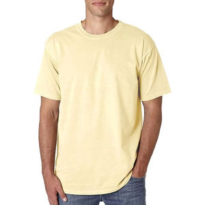 T-shirt vintage en coton imprimé de haute qualité 260 GSM pour hommes, manches courtes, épaules tombantes, avec logo personnalisé - Product Image 1