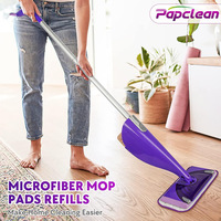Tampons de vadrouille réutilisables compatibles avec les recharges Swiffers Wet Jet Têtes de chiffon en microfibre lavables pour