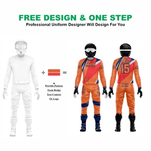 Nouvelle combinaison de couleurs de haute qualité impression par sublimation tissu Cordura extensible dimensionnement personnalisé équipement de course ATV, BMX et Motocross - Product Image 2