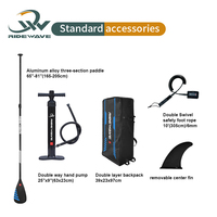 Ridewave NOUVEAU design Double Chambre gonflable isup paddleboard personnalisé OEM ODM SUP Stand up Paddle Board