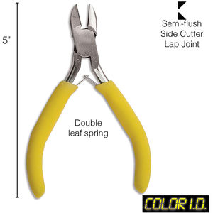 Wire Cutters, <b>Small</b> Side Cutters for Crafts, Flush Cutting <b>Pliers</b> for Jewelry Making, Floral Wire Cutters for Artificial Flowers - Product Image 2