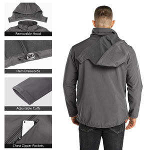 Chaqueta de esquí de concha suave a prueba de viento de primera calidad para hombre, abrigo de Snowboard de invierno aislado de talla grande, chándales, ropa de esquí y nieve impermeable - Product Image 2
