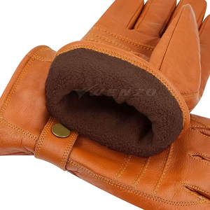 Gants en cuir d'hiver de qualité supérieure pour écran tactile avec doublure en coton, taille et design personnalisables pour adultes - Product Image 5