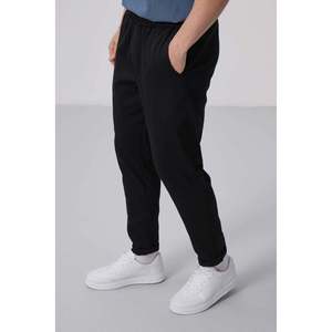 Pantalones Chinos TOMMYLIFE para Hombre, Corte Estándar, Tejido Ligero y Elástico, Color Negro, Pantalones Casuales para Uso Diario, Modelo 82175 - Product Image 3