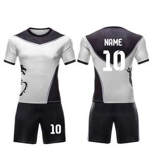Kit de equipo de fútbol totalmente personalizado de estilo Premium, uniforme de fútbol Unisex antisudor, Conjunto de camiseta y pantalones cortos de fútbol Unisex transpirable - Product Image 4