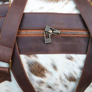 Bolsas de Viaje de Cuero Vacuno para Hombre, Personalizadas, de Alta Calidad, Nuevas, a la Moda, Resistentes al Viento - Product Image 4