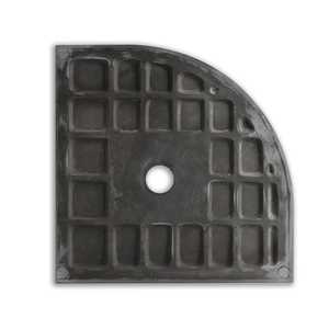 Piatto Doccia Semicircolare Milano Koricini 90x90 cm in Resina Antracite da 2,5 cm - Product Image 6