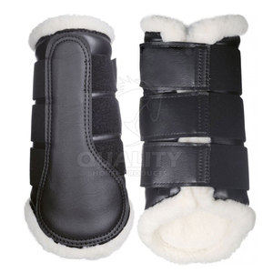 Botas de cepillado de caballos con forro suave para uso diario de equitación y salto Botas de cepillado en Moq bajo - Product Image 1