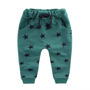 Pantalon de survêtement confortable en coton éponge français pour enfants Style droit décontracté avec logo brodé pour le sport pour garçons - Product Image 4