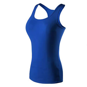 Débardeur Femme Personnalisé Nouveau Design Séchage Rapide Anti-Rétrécissement Respirant Sport Yoga Fitness Style Décontracté Uni Vente en Gros - Product Image 5