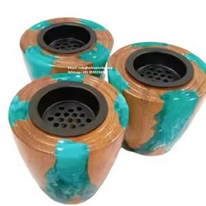 ที่ใส่ธูปหอมทำจากเรซิ่นและไม้สุดหรู งานแฮนด์เมด สำหรับกระจายกลิ่นหอม นำเข้าจากอินเดีย - Product Image 2