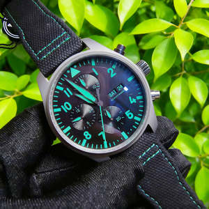 Wholesale Luxury Portuguese Pilot Schaffhausen Tops Guns IW388108 Black Dial Sapphire Glass Automatic <b>Mechanical</b> High Quality - Product Image 1