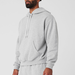 Sweat à capuche surdimensionné Boxy pour hommes Sweats à capuche épais vierge style uni respirant Streetwear à la mode grande taille avec logo personnalisé - Product Image 2