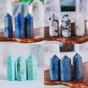 Vente en gros Yinglai 2 pouces Mini Carillon éolien en cristal pointu, Baguettes en pierres précieuses, Pierres <span class=keywords><strong>de</strong></span> guérison, Tailles personnalisées, Décoration <span class=keywords><strong>de</strong></span> tour - Product Image 5