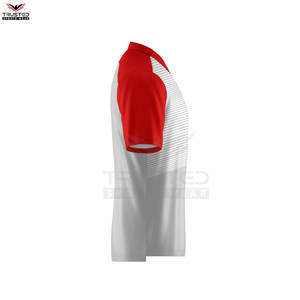 Venta al por mayor de camisetas de punto de algodón para hombres con cuello de polo logotipo personalizado bordado patrón sólido al por mayor para polos - Product Image 5