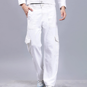 Conjunto de Mezclilla de Alta Calidad para Hombre con Logotipo Personalizado, Diseño Elegante, Transpirable y Casual para Invierno, Conjunto de Dos Piezas - Product Image 6