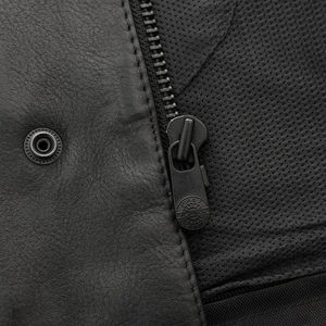 Gilet en cuir tendance pour hommes vente en gros gilet en cuir de nouveau style pour hommes gilet en cuir de couleur personnalisée de grande taille pour hommes accepte l'OEM - Product Image 4